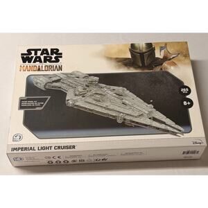 New Star Wars The Mandalorian: Imperial Light Cruiser Set 4D Model Kit DIY Toy